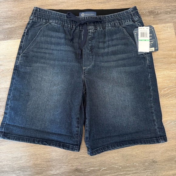 Democracy “Ab”leisure High Rise Rolled Cuff Shorts Size 8 NWT Pull On Drawstring - Picture 2 of 9